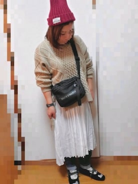 ゆんさん（レディース・154cm）の冬コーディネート