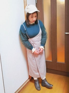 ゆんさん（レディース・154cm）の冬コーディネート