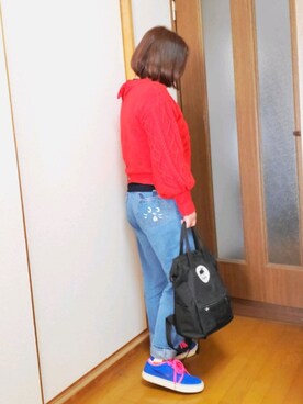 「にゃー」｜「アイテム（ジャケット/アウター）」を使った、ゆんさん（レディース・154cm）の冬コーディネート