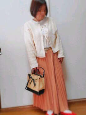 ゆんさん（レディース・154cm）の春コーディネート