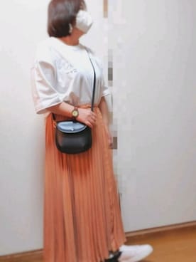 「にゃー」｜「アイテム（アクセサリー）」を使った、ゆんさん（レディース・154cm）の春コーディネート