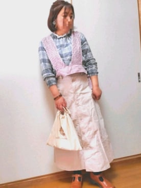 ゆんさん（レディース・154cm）の春コーディネート