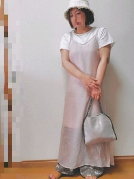 ゆんさん（レディース・154cm）の夏コーディネート