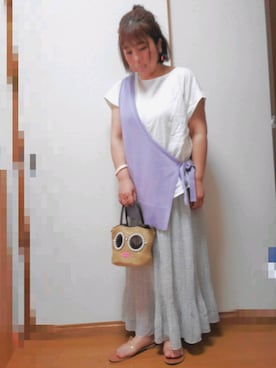 ゆんさん（レディース・154cm）の夏コーディネート