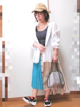 ゆんさん（レディース・154cm）の夏コーディネート