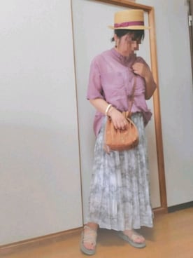 ゆんさん(レディース・154cm)の夏コーディネート