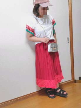 ゆんさん（レディース・154cm）の夏コーディネート