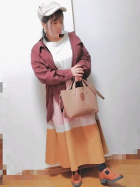 ゆんさん（レディース・154cm）の秋コーディネート