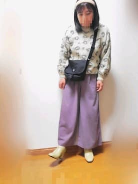 「にゃー」｜「アイテム（ブーツ）」を使った、ゆんさん（レディース・154cm）の秋コーディネート