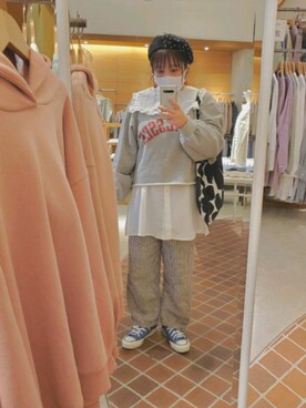 ゆんさん（レディース・154cm）の春コーディネート