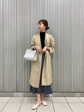 ノーカラートレンチコート」の人気ファッションコーディネート - WEAR