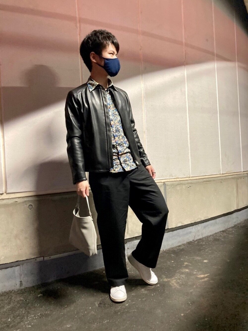 希少✨ケミット♡ライダースジャケット　羊革キルティングレザー　中綿　ベルト　38 希少✨ケミット♡ライダースジャケット 羊革キルティングレザー