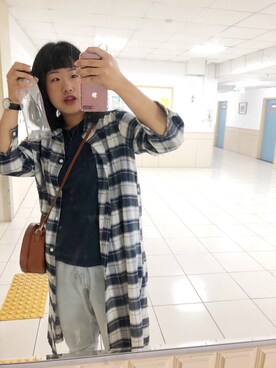 「CASIO」｜「アイテム（その他）」を使った、yoyoさん（レディース・165cm）の冬コーディネート