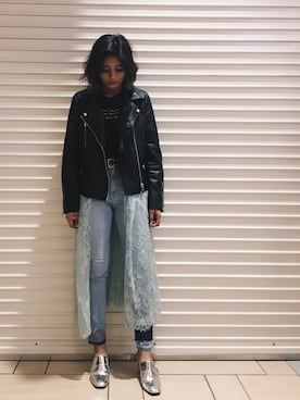 「私服コーデ」｜HANAEさん（レディース・158cm）の春コーディネート