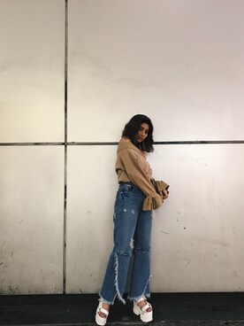 HANAEさん（レディース・158cm）の冬コーディネート