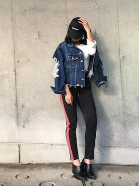 HANAEさん（レディース・159cm）の春コーディネート