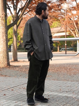 「cannabis_mens」｜鎌田貴雄さん（メンズ・170cm）の冬コーディネート