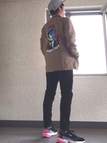 JohnUNDERCOVER 17ss slaveバックプリントコーチジャケット JohnUNDERCOVER 17ss slaveバックプリントコーチジャケット