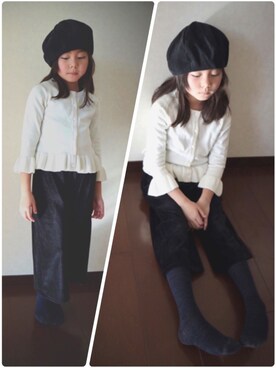 miyamamaさん（キッズ・127cm）の冬コーディネート