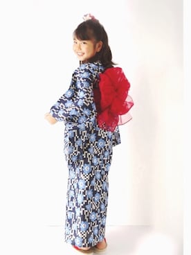 「花火大会」｜miyamamaさん（キッズ・127cm）の夏コーディネート