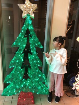 「2018マイベストコーデ」｜「アイテム（スリッポン）」を使った、miyamamaさん（キッズ・127cm）の冬コーディネート