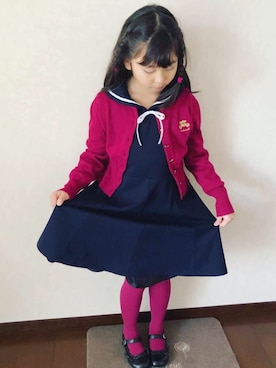 miyamamaさん（キッズ・127cm）の冬コーディネート