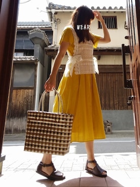 atsukonokoさん（レディース・156cm）の夏コーディネート