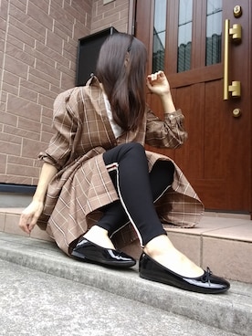 タンクトップを使った エナメルパンプス のレディース人気ファッションコーディネート Wear