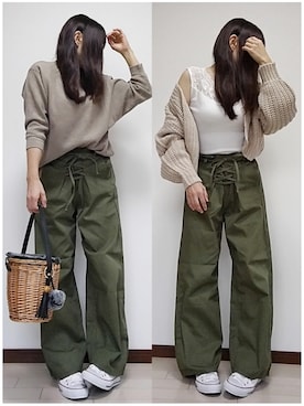 atsukonokoさん（レディース・156cm）の秋コーディネート