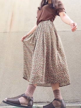 atsukonokoさん（レディース・156cm）の春コーディネート