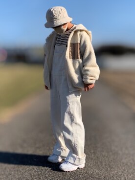 Pekoさん（レディース・151cm）の冬コーディネート