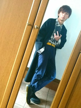 「HARE（ハレ）のアイテム（その他アウター）」を使った、いっちーさん（メンズ・161cm）の秋コーディネート