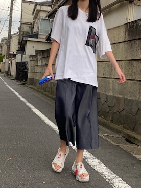 「ICB（アイシービー）のアイテム」を使った、山田さん（レディース・166cm）の秋コーディネート