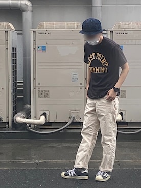 2児パパさん(メンズ・177cm)の春コーディネート