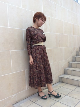 「ヴィンテージ風」｜ORientalTRaffic 札幌アピア店さん（レディース・164cm）の夏コーディネート
