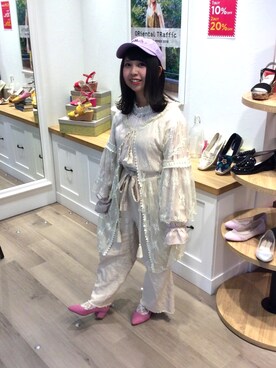 「ポインテッドトゥパンプス」｜ORientalTRaffic 札幌アピア店さん（レディース・159cm）の春コーディネート