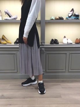 「OZOC（オゾック）のアイテム（トップス）」を使った、ORientalTRaffic 札幌アピア店さん（レディース・159cm）の春コーディネート