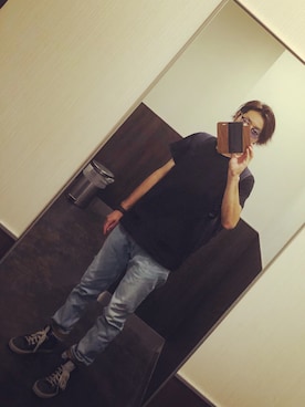 「HTC（エイチティーシー）のアイテム（アクセサリー）」を使った、YUYAさん（メンズ・172cm）の夏コーディネート