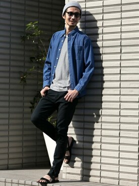 「定番スタイル」｜Sonny Label MENSさん（メンズ・174cm）の春コーディネート