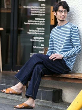 「JEMORGAN」｜Sonny Label MENSさん（メンズ・186cm）の春コーディネート