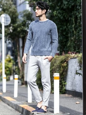 「URBAN RESEARCH Sonny Label（アーバンリサーチサニーレーベル）のアイテム（その他シューズ）」を使った、Sonny Label MENSさん（メンズ・185cm）の春コーディネート