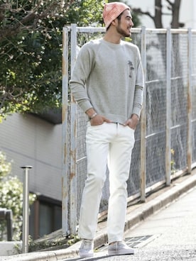 「URBAN RESEARCH Sonny Label（アーバンリサーチサニーレーベル）のアイテム（トップス）」を使った、Sonny Label MENSさん（メンズ・185cm）の春コーディネート