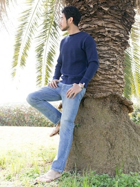 「URBAN RESEARCH Sonny Label（アーバンリサーチサニーレーベル）のアイテム（トップス）」を使った、Sonny Label MENSさん（メンズ・185cm）の春コーディネート