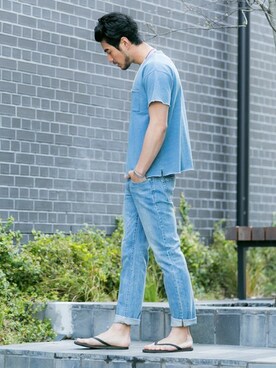 「URBAN RESEARCH Sonny Label（アーバンリサーチサニーレーベル）のアイテム（その他）」を使った、Sonny Label MENSさん（メンズ・174cm）の春コーディネート