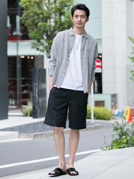 「URBAN RESEARCH Sonny Label（アーバンリサーチサニーレーベル）のアイテム（トップス）」を使った、Sonny Label MENSさん（メンズ・186cm）の春コーディネート