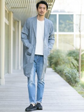 「URBAN RESEARCH Sonny Label（アーバンリサーチサニーレーベル）のアイテム（その他シューズ）」を使った、Sonny Label MENSさん（メンズ・186cm）の春コーディネート