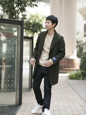 「URBAN RESEARCH Sonny Label（アーバンリサーチサニーレーベル）のアイテム（その他アウター）」を使った、Sonny Label MENSさん（メンズ・178cm）の秋コーディネート