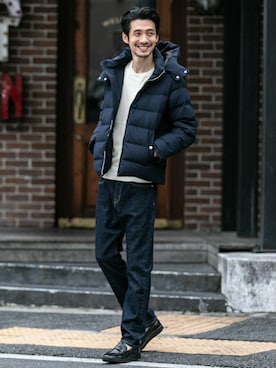 「URBAN RESEARCH Sonny Label（アーバンリサーチサニーレーベル）のアイテム（ダウンジャケット/コート）」を使った、Sonny Label MENSさん（メンズ・186cm）の秋コーディネート