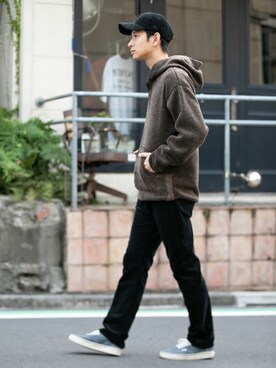 「URBAN RESEARCH Sonny Label（アーバンリサーチサニーレーベル）のアイテム（帽子）」を使った、Sonny Label MENSさん（メンズ・178cm）の秋コーディネート