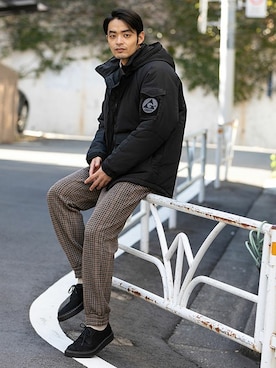 「URBAN RESEARCH Sonny Label（アーバンリサーチサニーレーベル）のアイテム（ダウンジャケット/コート）」を使った、Sonny Label MENSさん（メンズ・178cm）の秋コーディネート